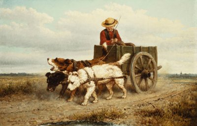 Der Hundewagen von Henriëtte Ronner Knip