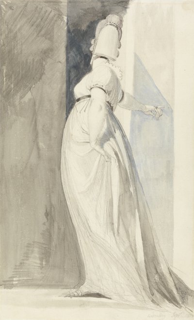 Rückansicht einer stehenden Frau, genannt Mrs. Fuseli von Henry  Fuseli