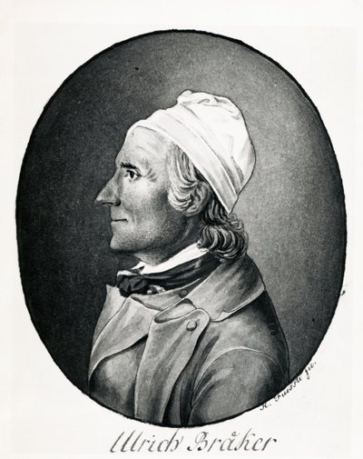 Porträt von Ulrich Braker von Johann Heinrich Füssli