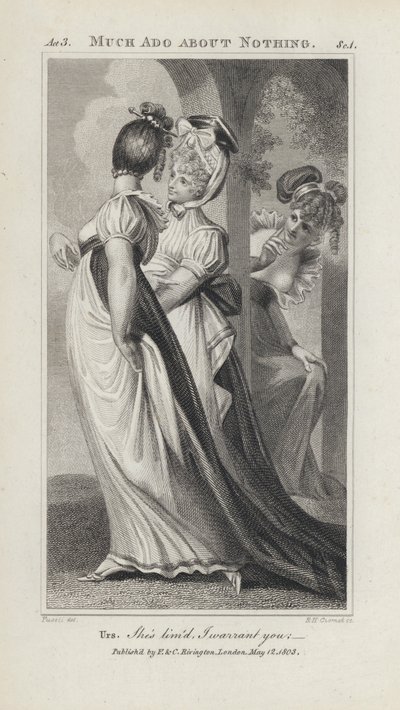 Illustration für Shakespeares Viel Lärm um nichts von Henry  Fuseli