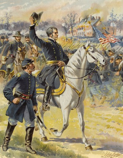 Hooker bei Chancellorsville, 3. Mai 1863 von Henry Alexander Ogden