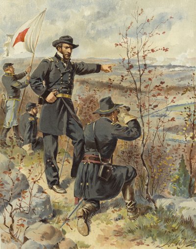 Sherman am Kenesaw Mountain, 4. Oktober 1864 von Henry Alexander Ogden