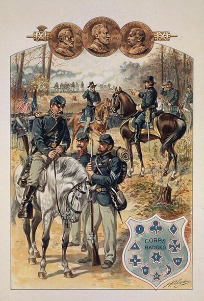 Uniformen und Korpsabzeichen der Union von Henry Alexander Ogden