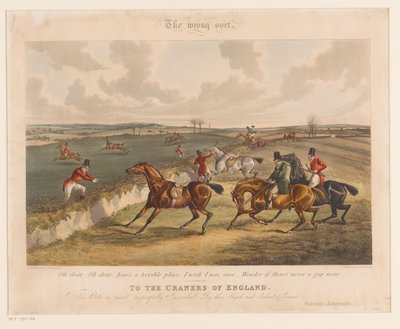 Jagdrosse, die bocken und springen verweigern von Henry Alken (I)
