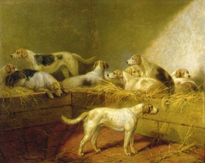 Ein Jagdkennel von Henry Bernard Chalon