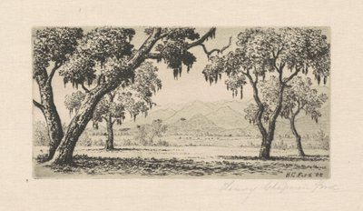 Kalifornische Landschaft von Henry Chapman Ford