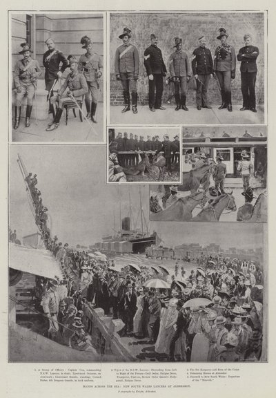 Hände über dem Meer, New South Wales Lancers in Aldershot von Henry Charles Seppings Wright
