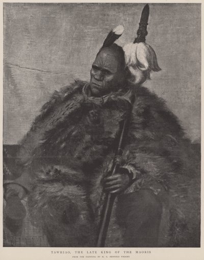 Tawhiao, der verstorbene König der Maori von Henry Charles Seppings Wright