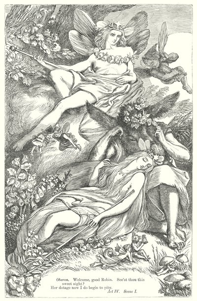 Ein Sommernachtstraum von Henry Courtney (after) Selous