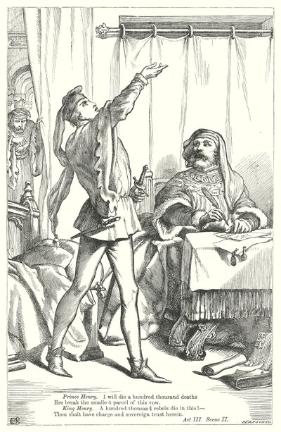 König Heinrich IV. Teil I (Gravur) von Henry Courtney (after) Selous