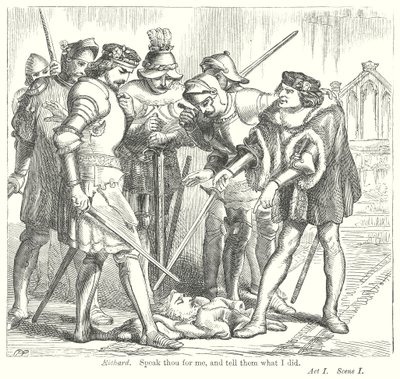 König Heinrich VI. Teil III (Gravur) von Henry Courtney (after) Selous