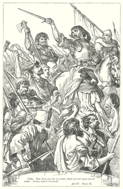König Heinrich VI Teil II (Gravur) von Henry Courtney (after) Selous