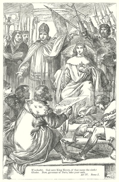 König Heinrich VI. Teil I von Henry Courtney (after) Selous