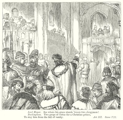 König Richard III. (Gravur) von Henry Courtney (after) Selous