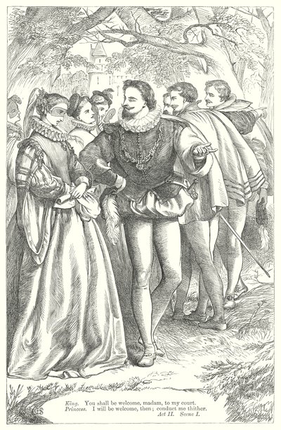 Verlorene Liebesmüh von Henry Courtney (after) Selous