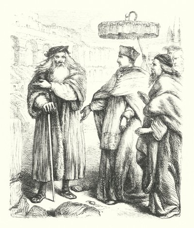 Michelangelo im Kolosseum von Henry Courtney (after) Selous