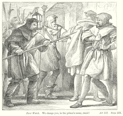 Viel Lärm um nichts (Gravur) von Henry Courtney (after) Selous