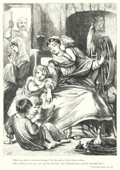 Die ausgezeichnete Frau (Gravur) von Henry Courtney (after) Selous