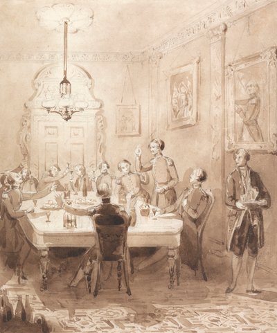 Das Leben eines Edelmanns: Szene die Siebte - Der Speisesaal von Henry Dawe