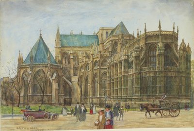 Blick auf die Kapelle von Heinrich VII. in der Westminster Abbey, 1913 von Henry Edward Tidmarsh