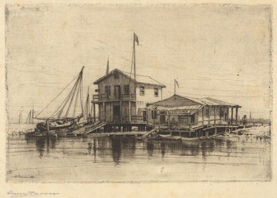 Am Creek, Long Island von Henry Farrer