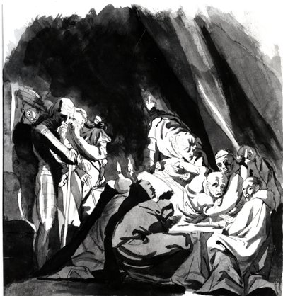 Tod von Kardinal Beaufort, Illustration aus Shakespeares 