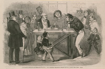 Weihnachtsferien am Polytechnikum (Gravur) von Henry George Hine