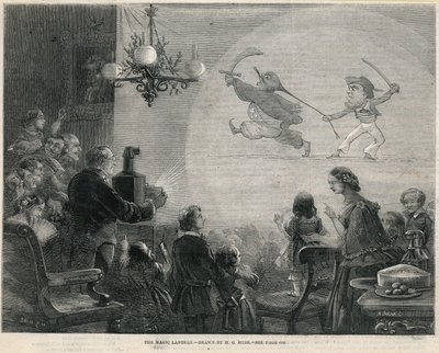 Die Zauberlaterne (Gravur) von Henry George Hine