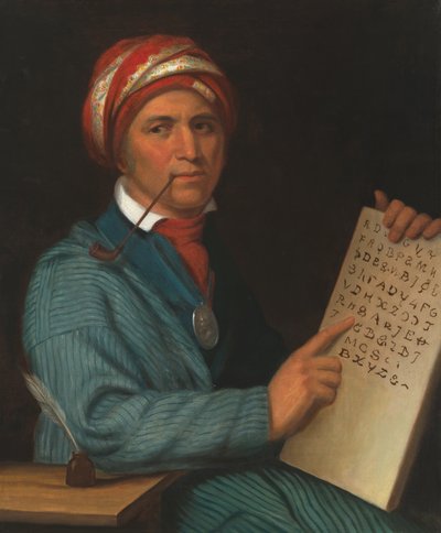 Sequoyah von Henry Inman