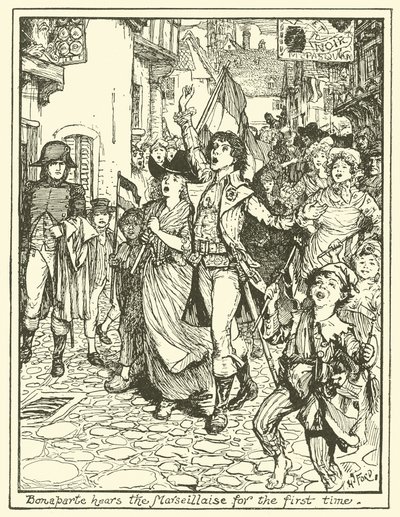 Bonaparte hört zum ersten Mal die Marseillaise von Henry Justice Ford