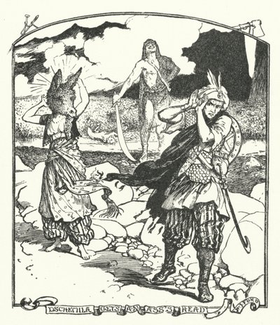 Dschemila bekommt einen Eselskopf (Gravur) von Henry Justice Ford