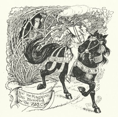 Wie der Magier durch den Pinsel vereitelt wurde (Gravur) von Henry Justice Ford