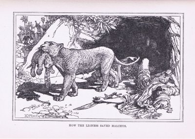 Wie die Löwin Malcus rettete, 1912 von Henry Justice Ford