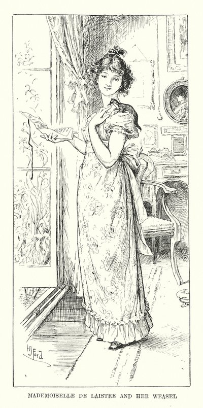 Mademoiselle de Laistre und ihr Wiesel von Henry Justice Ford