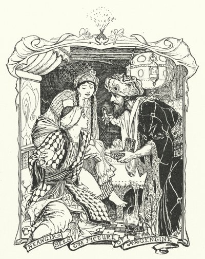 Neangir sieht das Bild von Argentine von Henry Justice Ford
