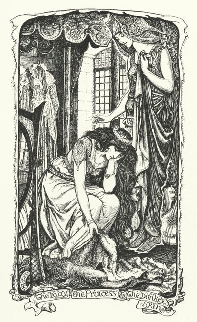 Die Fee, die Prinzessin und das Eselsfell (Gravur) von Henry Justice Ford