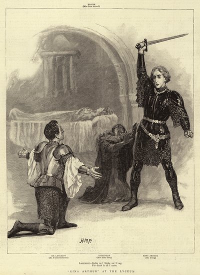 König Artus am Lyceum von Henry Marriott Paget