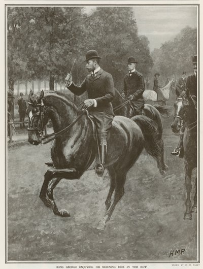 König Georgs täglicher Ausritt im Hyde Park von Henry Marriott Paget