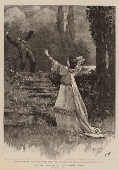 Die Königin von Manoa im Haymarket Theatre von Henry Marriott Paget