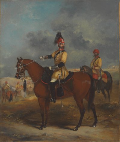 Ein Offizier der 1. Bengalischen Irregulären Kavallerie von Henry Martens