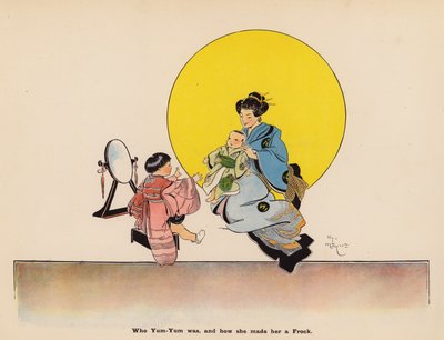 Illustration für Die Abenteuer einer japanischen Puppe von Henry Mayer