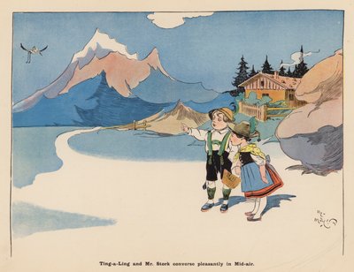 Illustration für Die Abenteuer einer japanischen Puppe von Henry Mayer