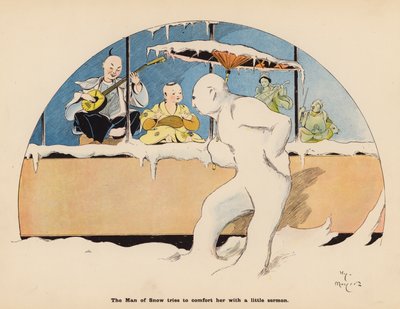 Illustration für Die Abenteuer einer japanischen Puppe von Henry Mayer