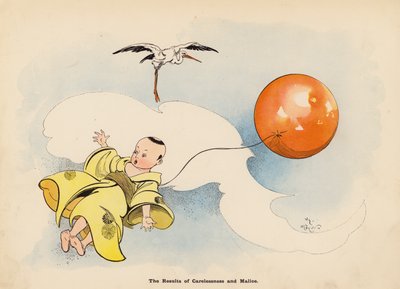 Illustration für Die Abenteuer einer japanischen Puppe von Henry Mayer