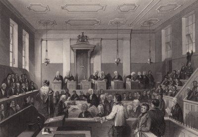 Zentrales Strafgericht, Old Bailey, London von Henry Melville