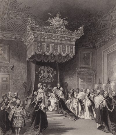 Königin Victoria auf dem Thron, St. James