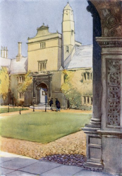 Das Tor der Tugend, Gonville und Caius College von Henry Morley