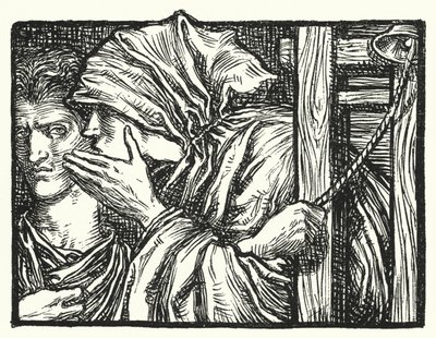 Matthew Arnold Gedicht: Die Stimme (Gravur) von Henry Ospovat