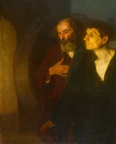 Die zwei Jünger am Grab von Henry Ossawa Tanner