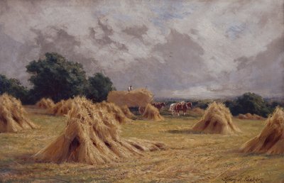 Ein Kornfeld in Harlow, Essex von Henry Parker